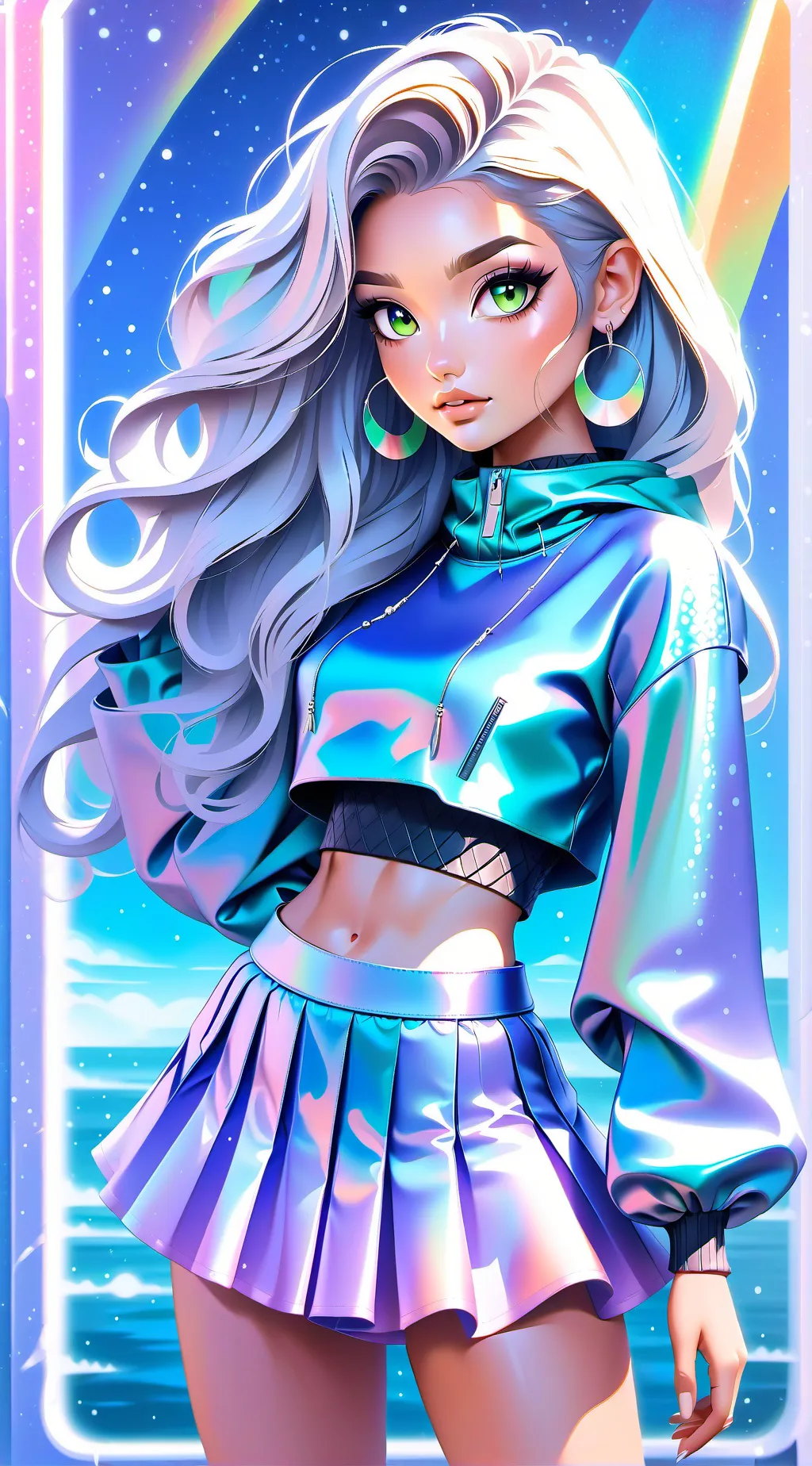 ai character: Zoey background