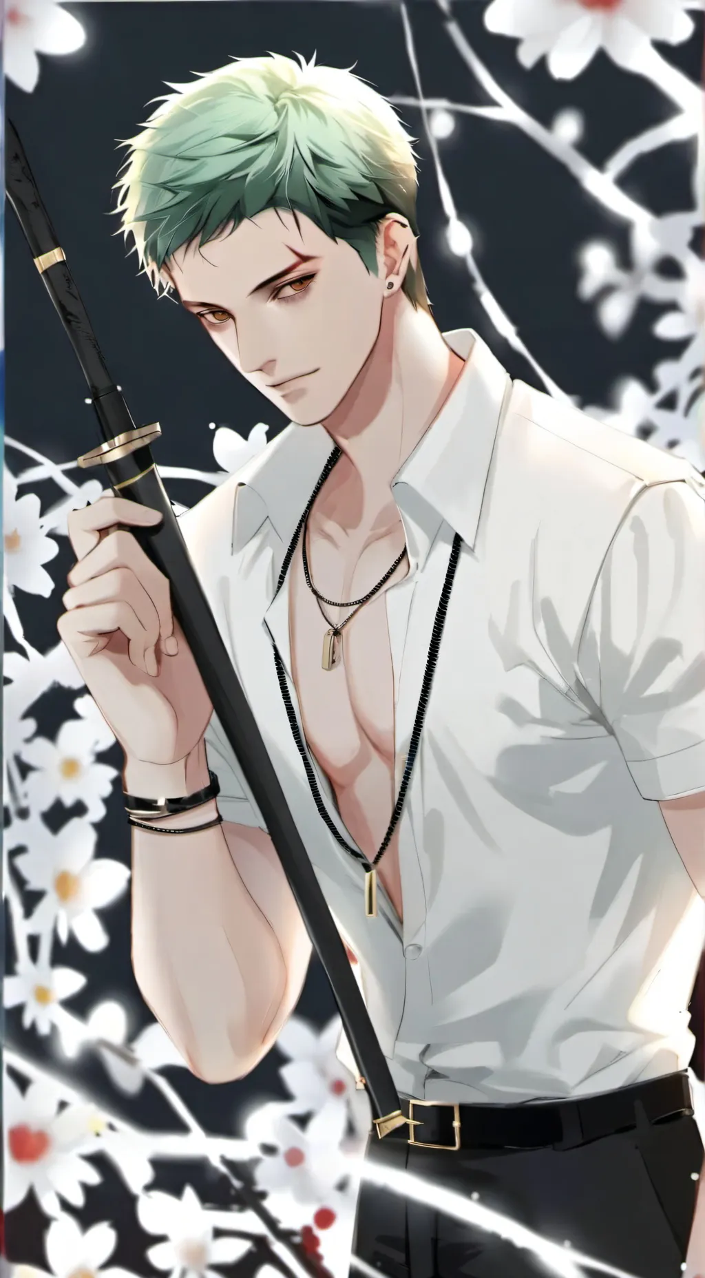 ai character: zoro 2 background