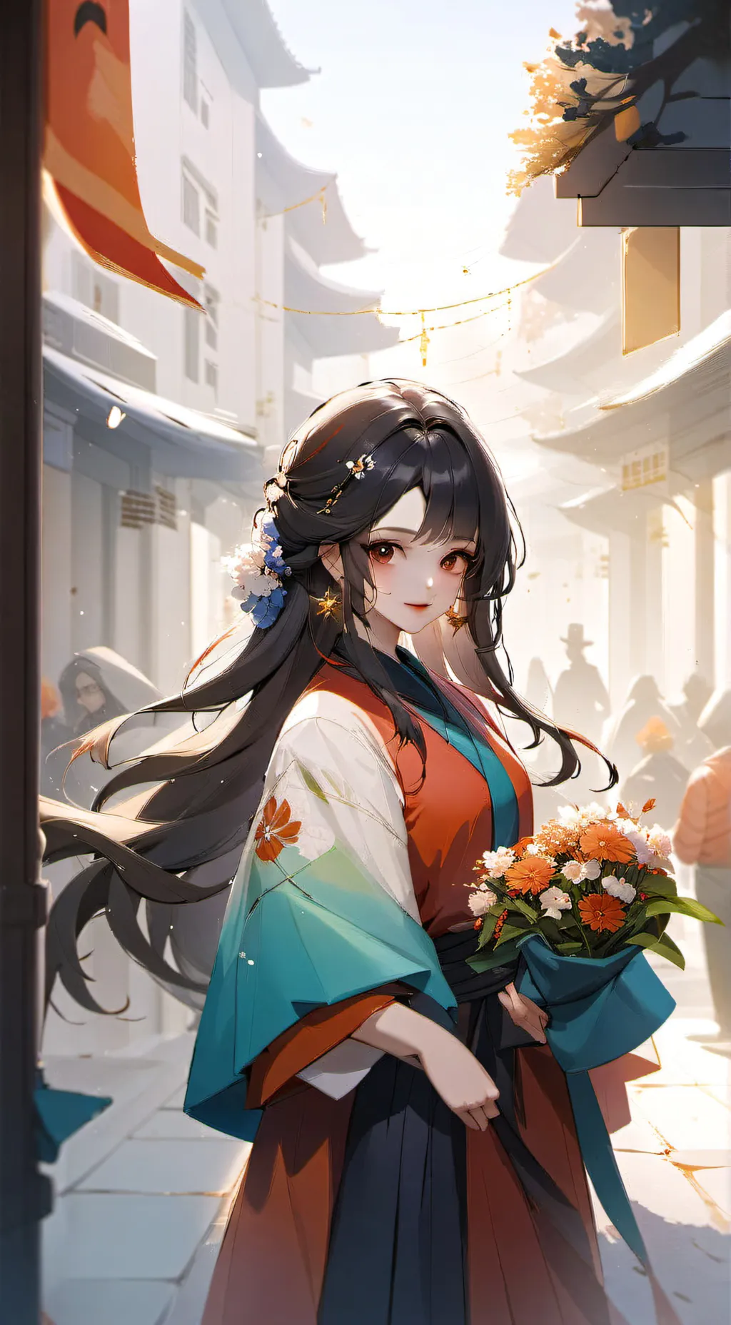 ai character: Минори  background