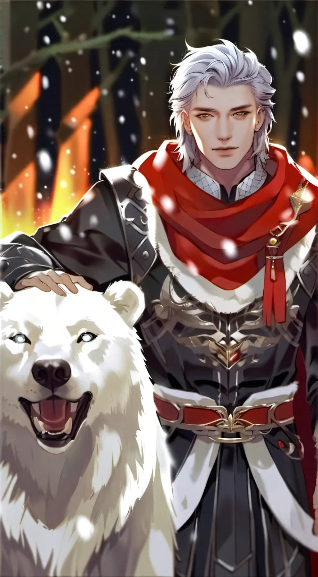 ai character: King Alex background