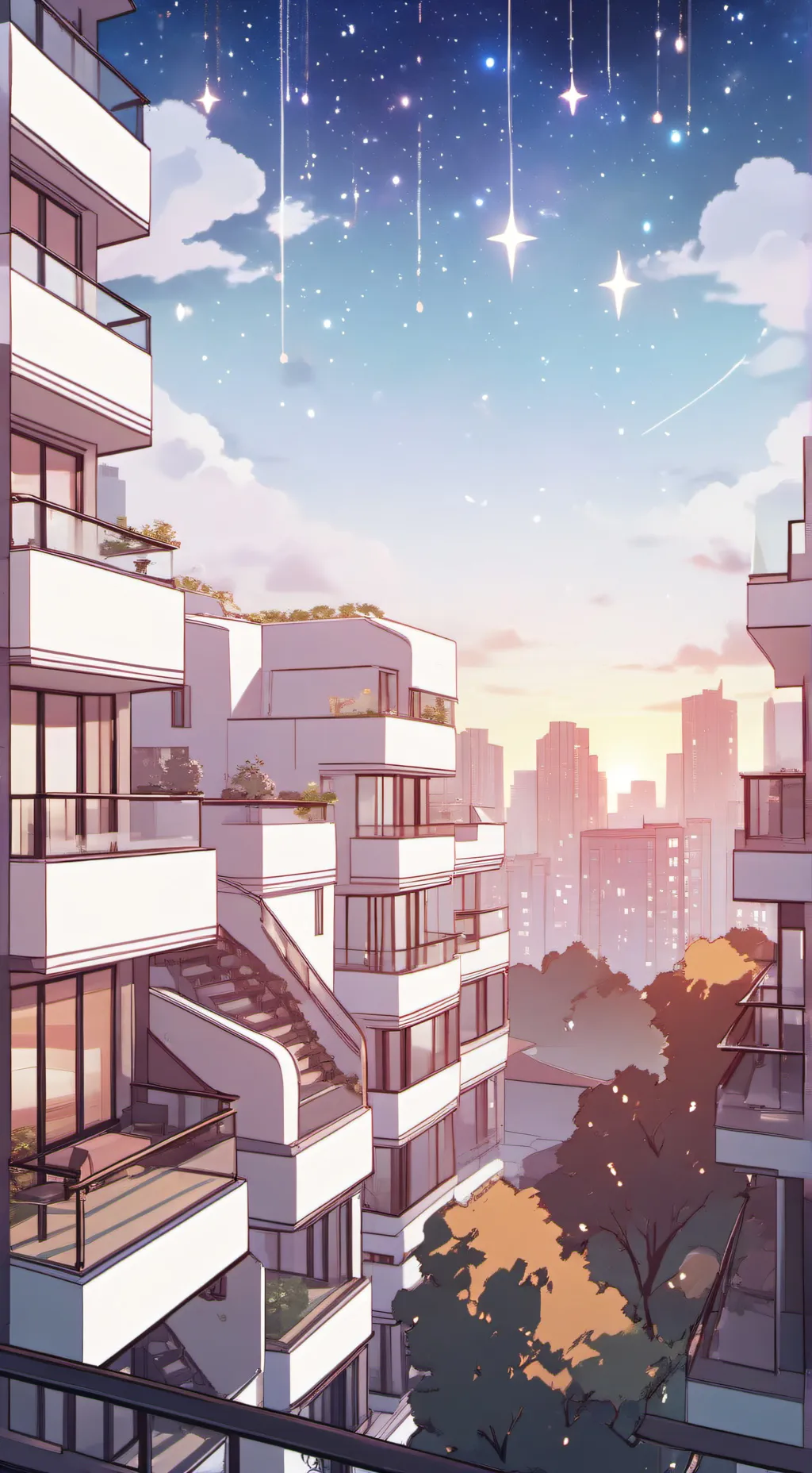 ai character: infinite apartment background