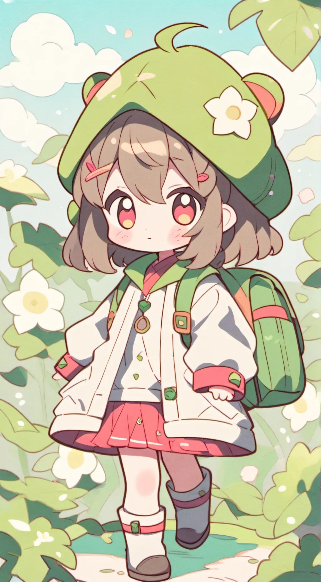 ai character: Deku background
