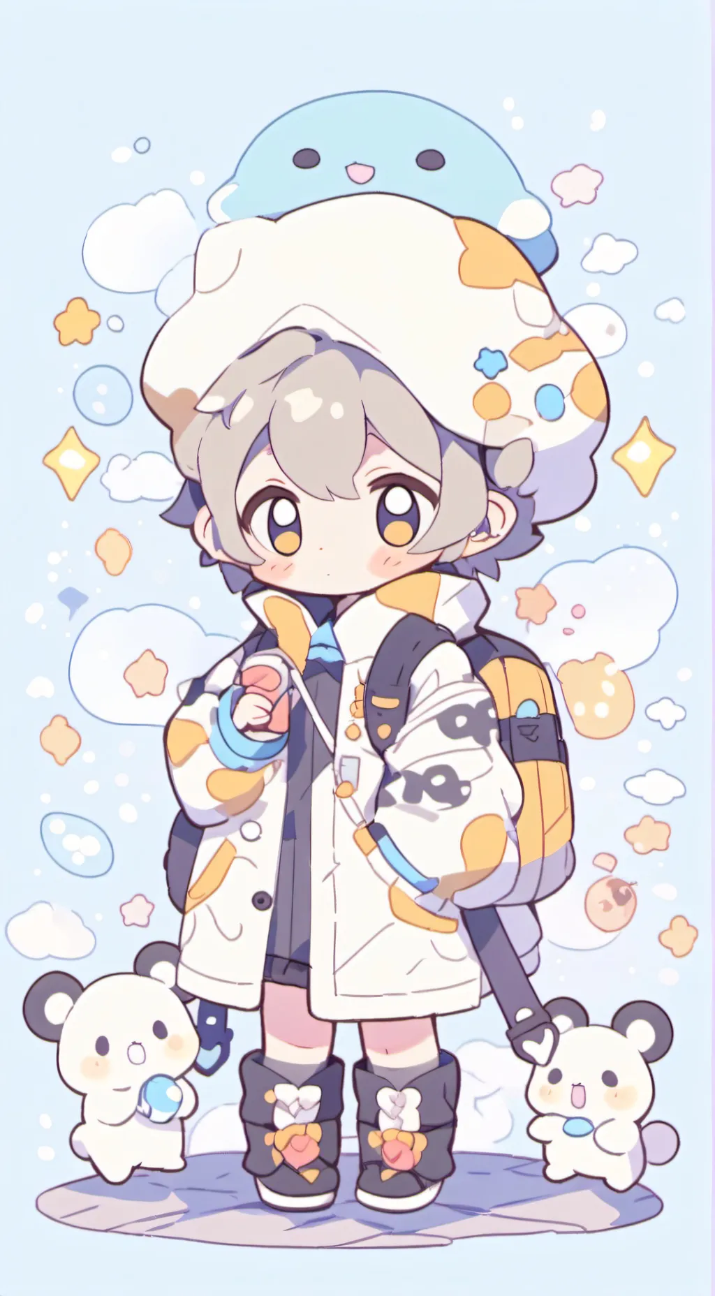 ai character: amiguinho background