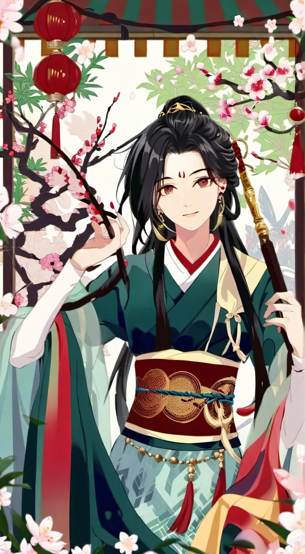 ai character: Kny new hashira background