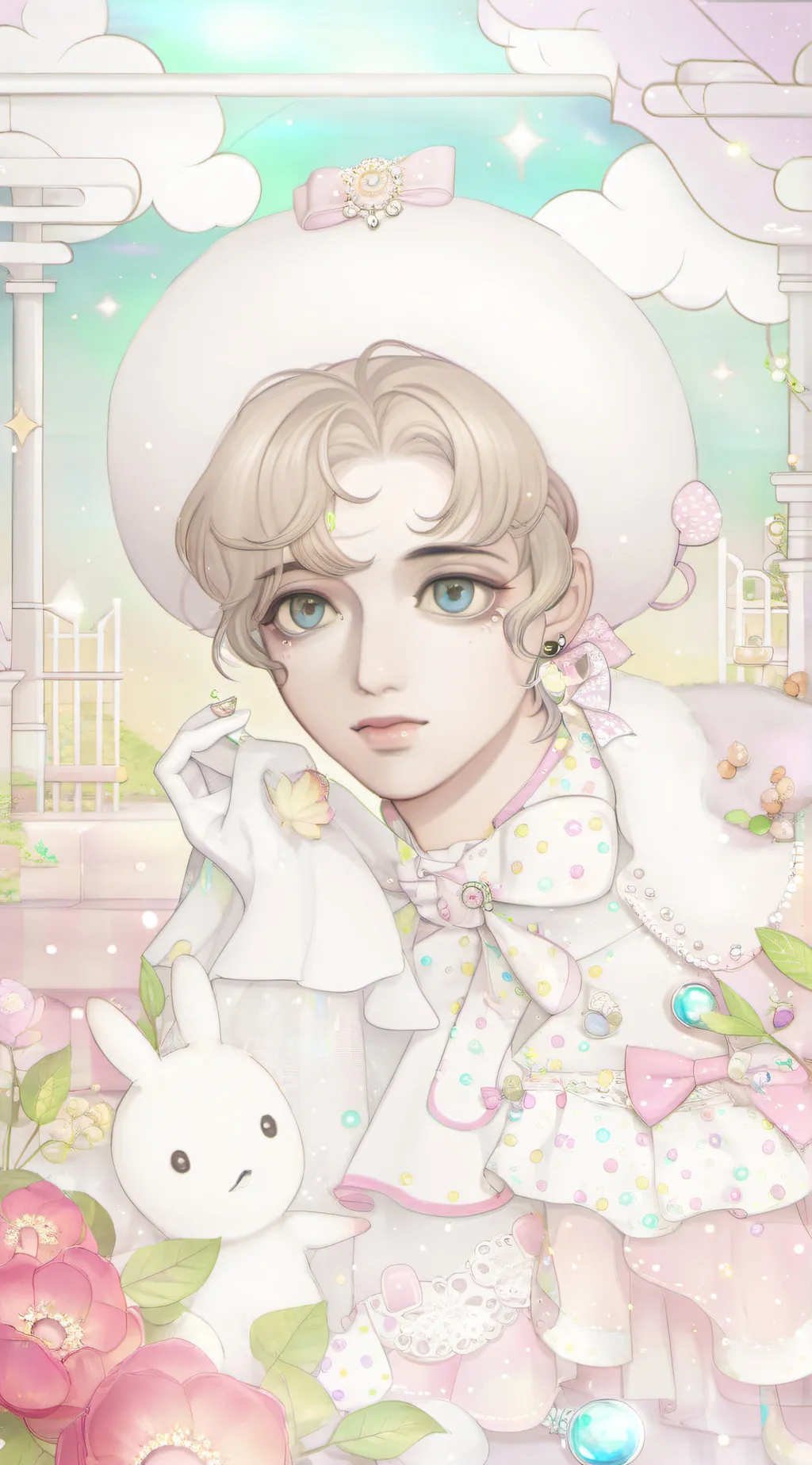 ai character: Лих кетч background