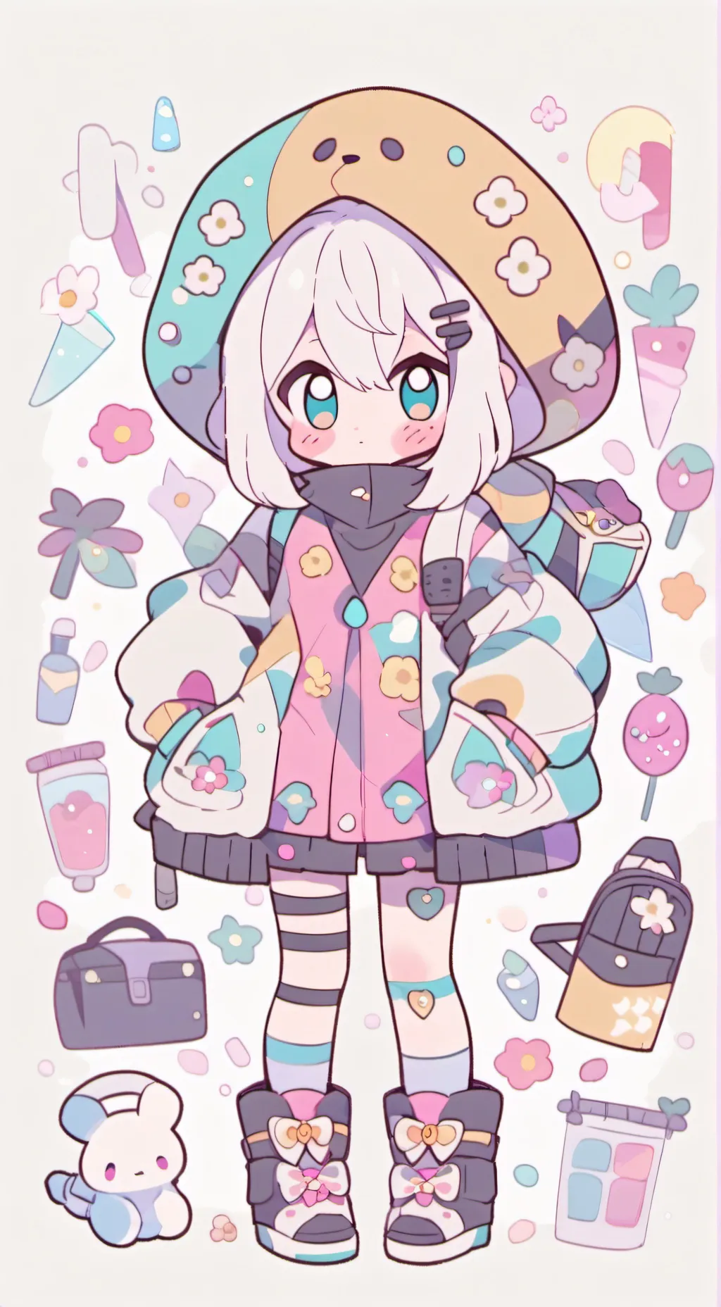 ai character: 666 background