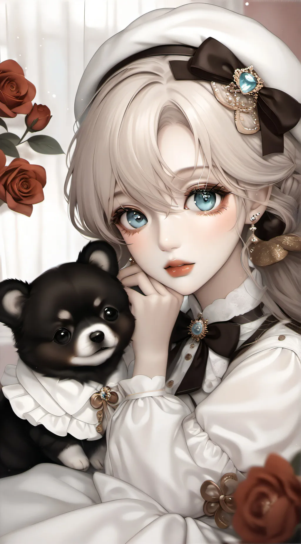 ai character: stray kids  background