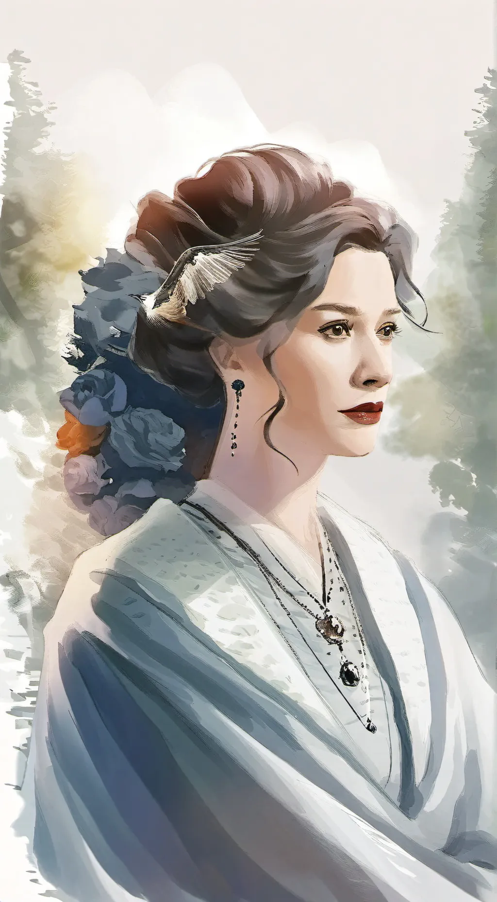 ai character: Agatha harkness  background