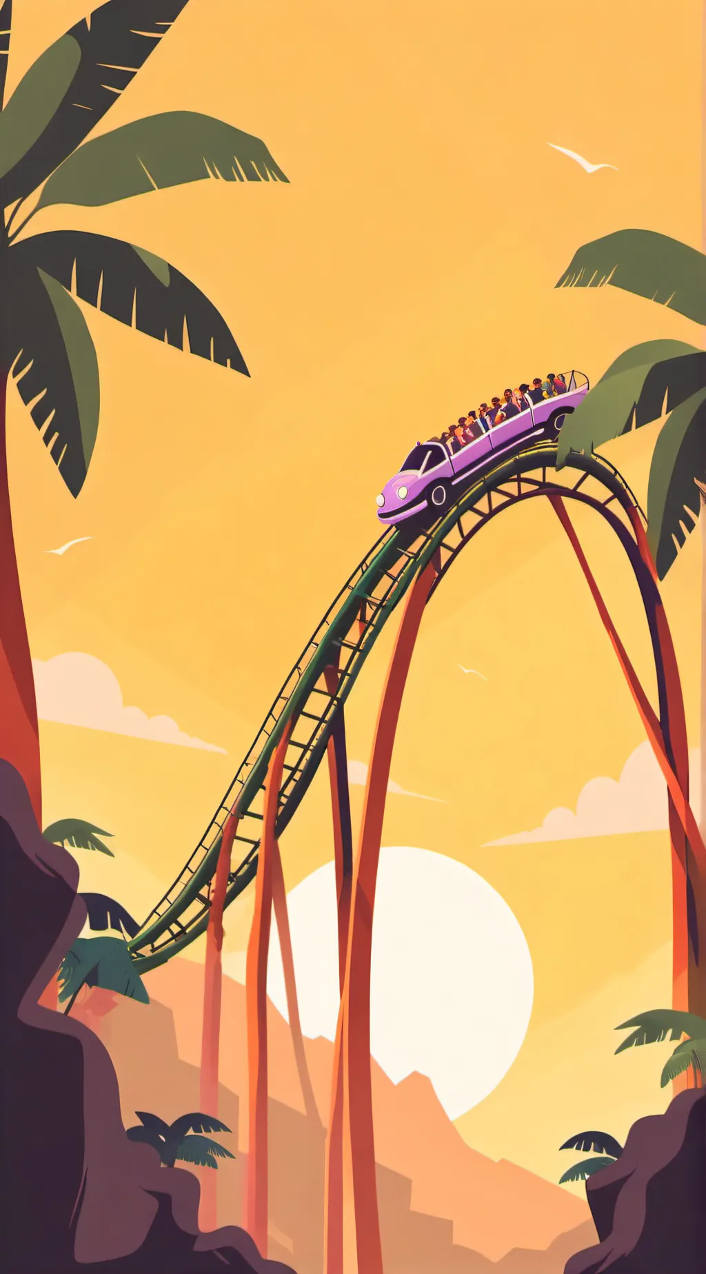 ai character: Avengers ThemePark background