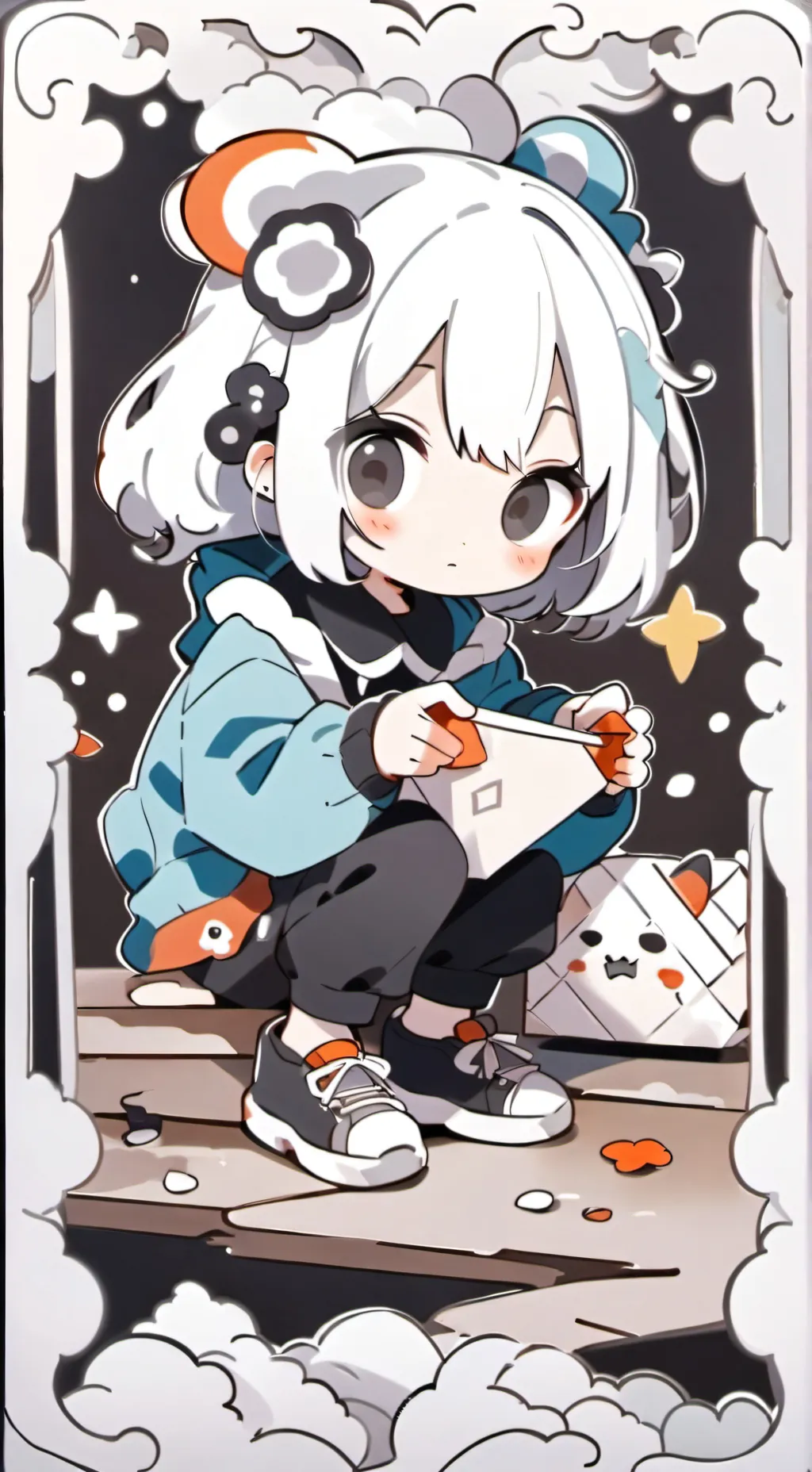 ai character: Lilly background