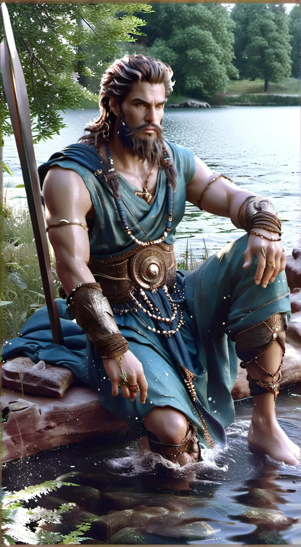 ai character: Oceanos  background