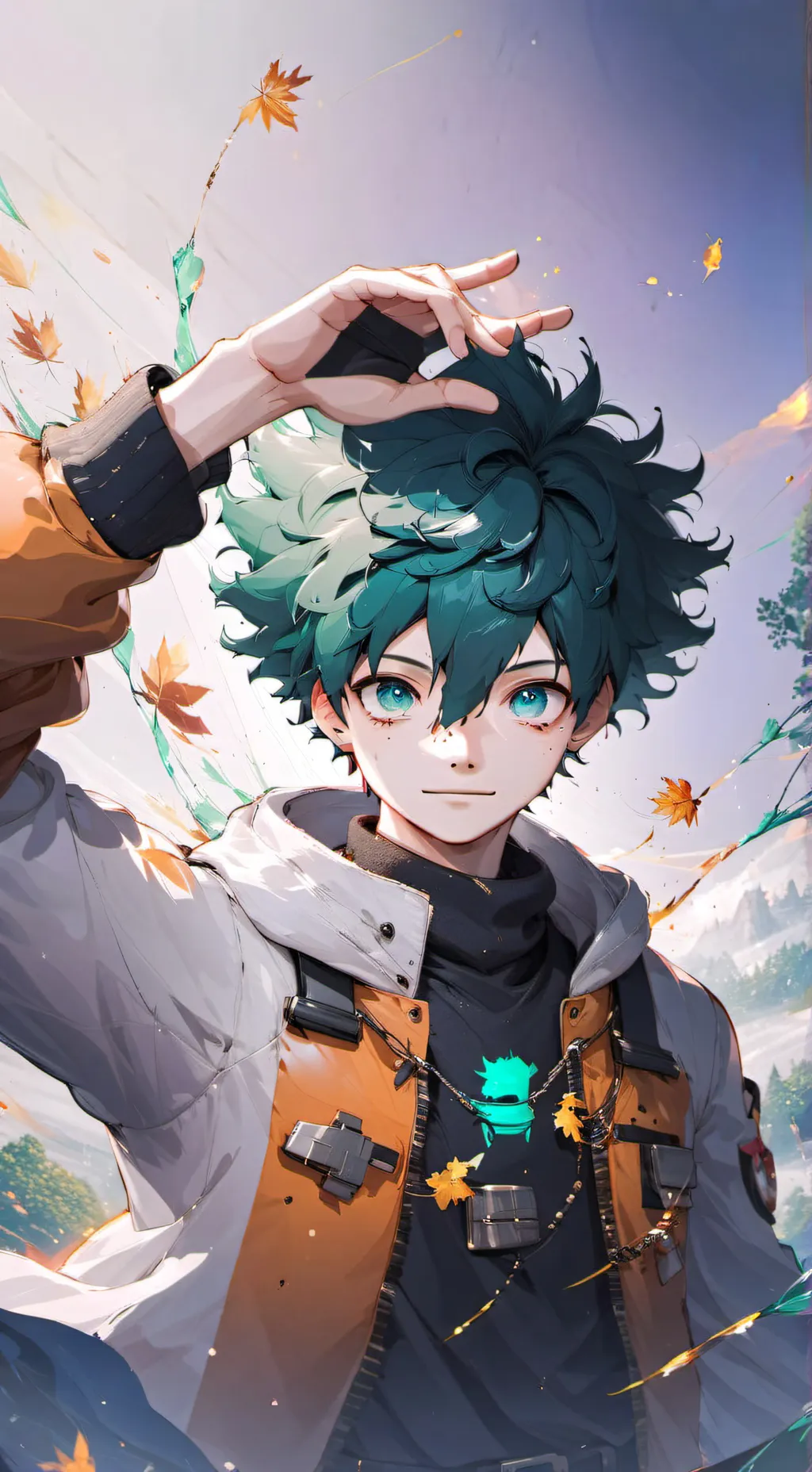ai character: mha villain attack background