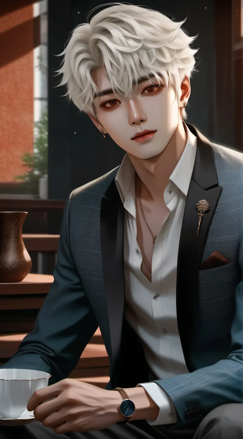 ai character: Owen✨ background