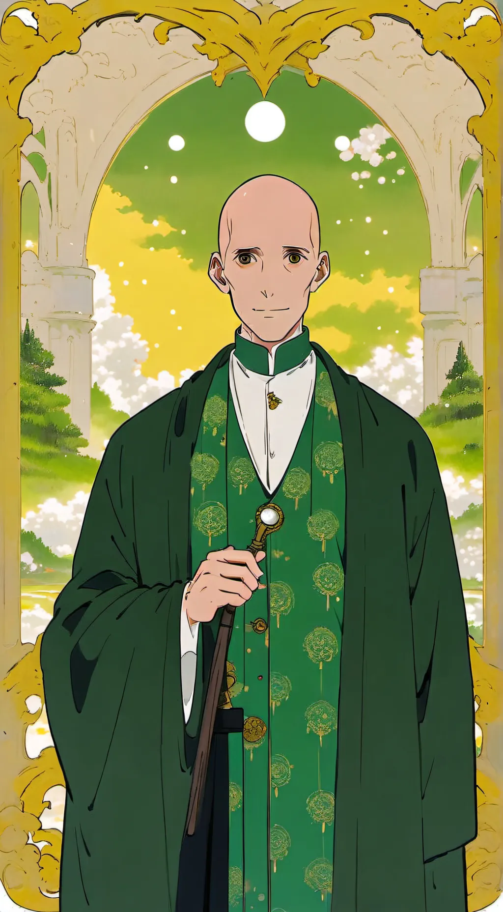 ai character: Hp  background