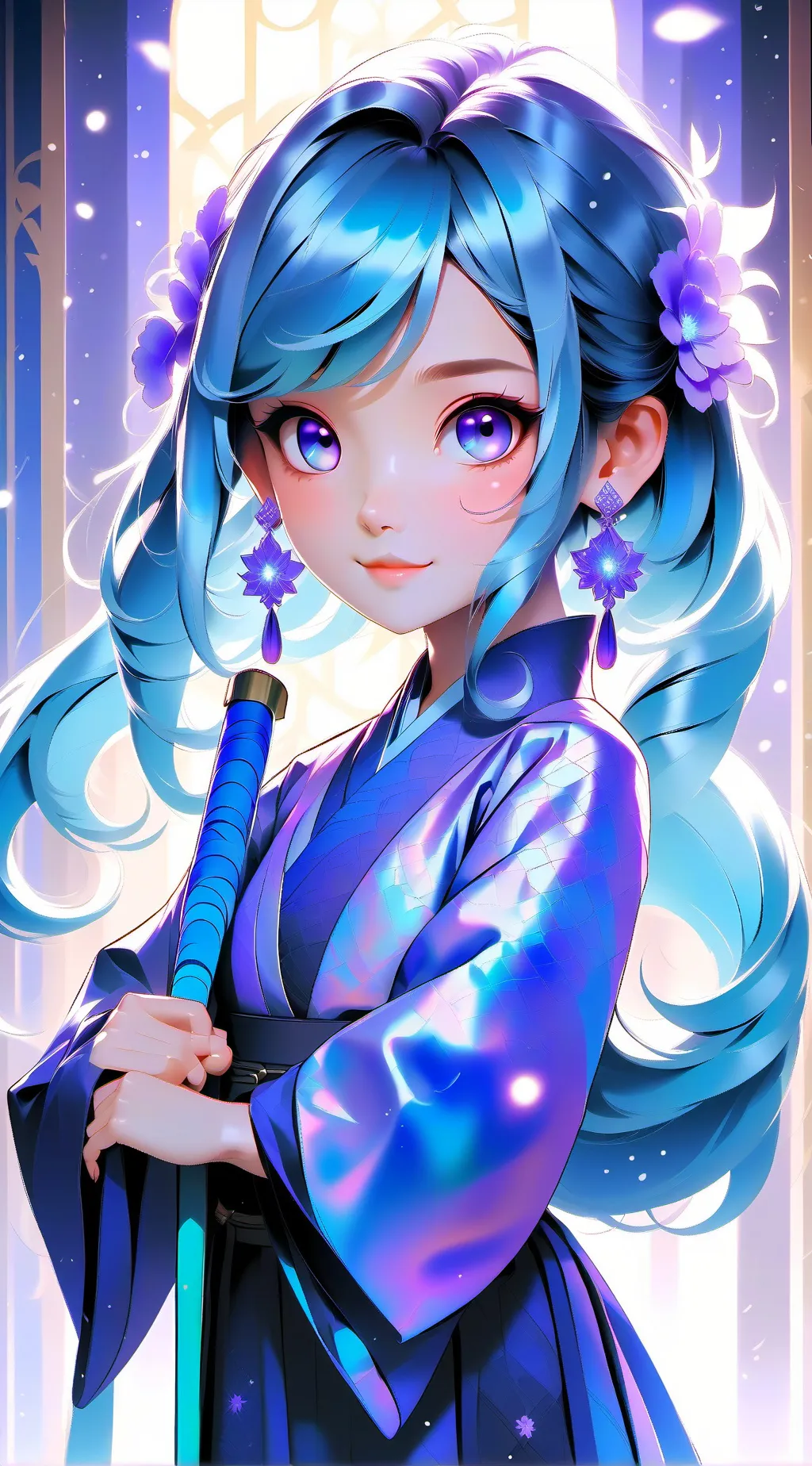 ai character: lily background