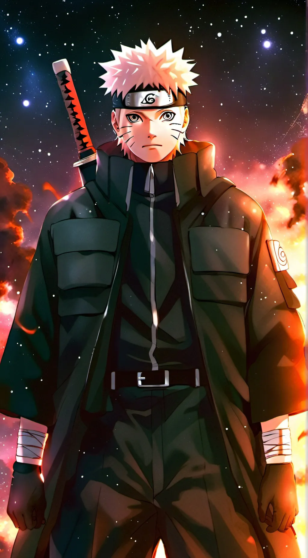 ai character: Naruto  background