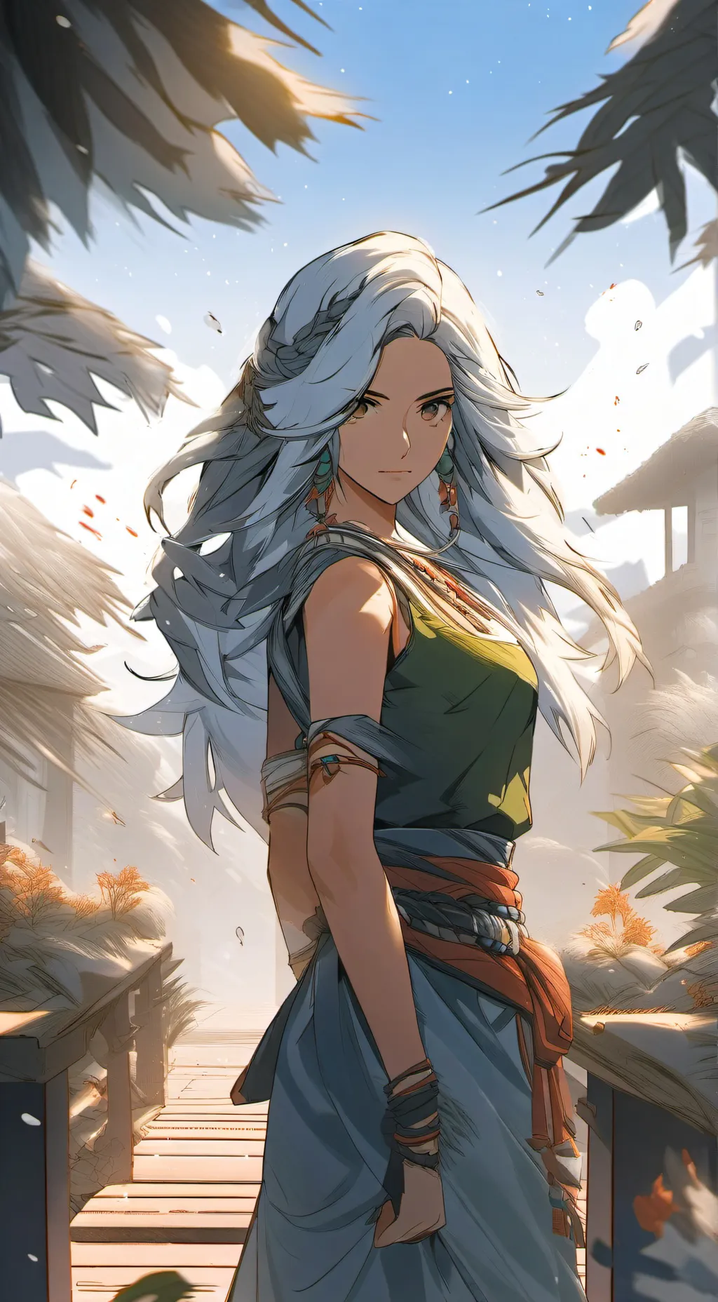 ai character: melanie background