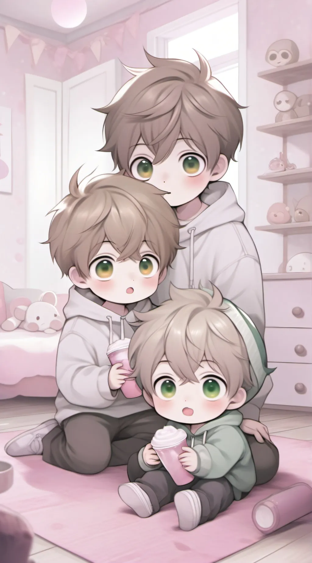 ai character: Eddsworld infants  background