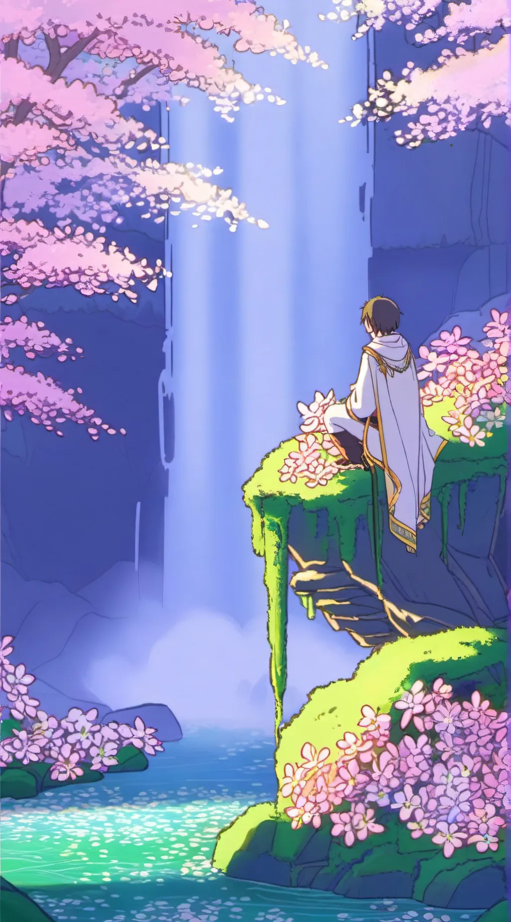 ai character: New Demon slayer background