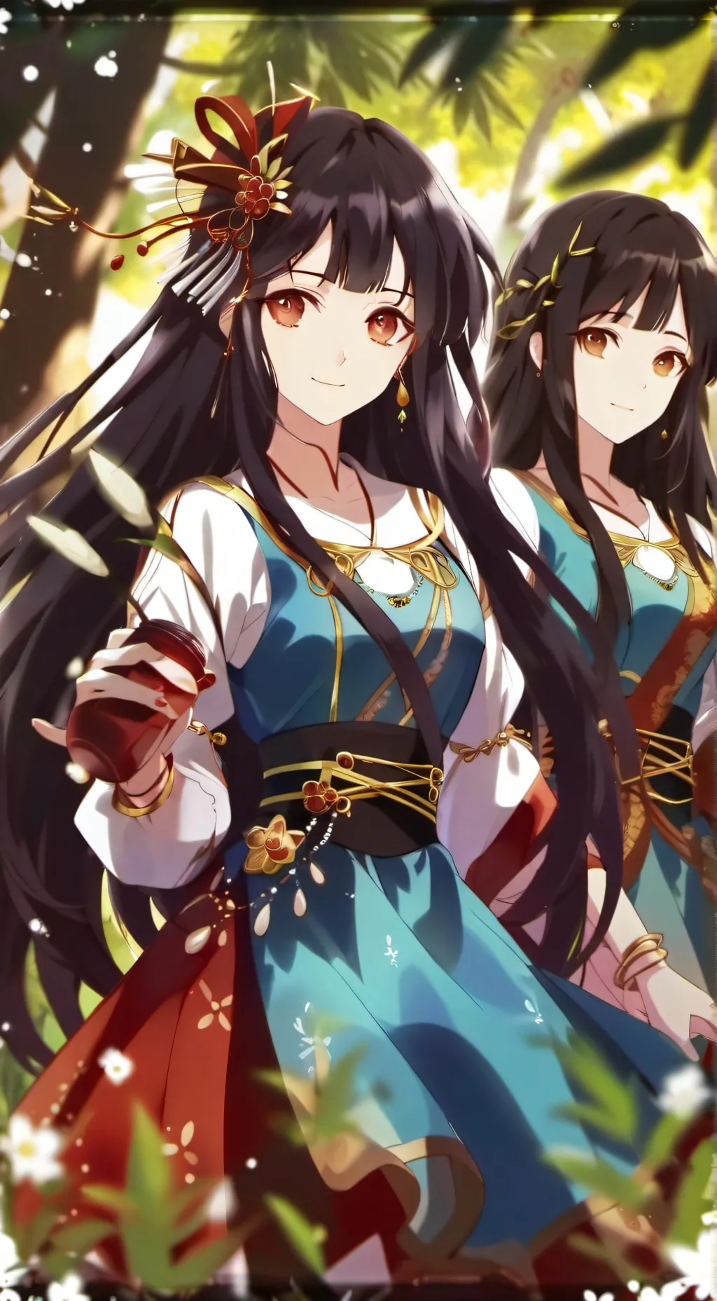 ai character: 3 sisters background