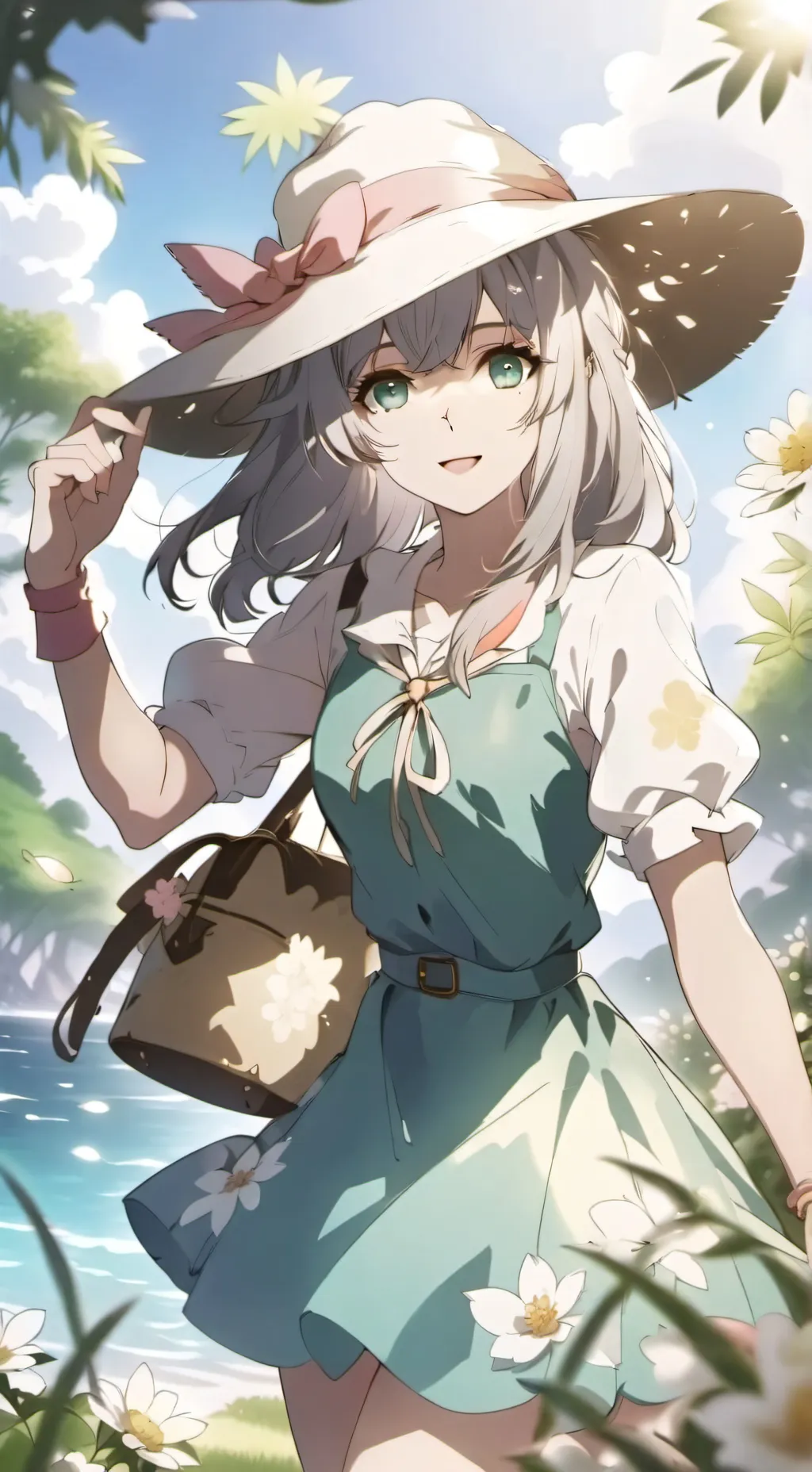 ai character: trash background