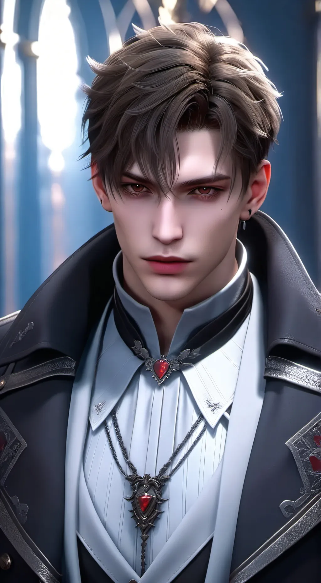 ai character: Nostredamu  background