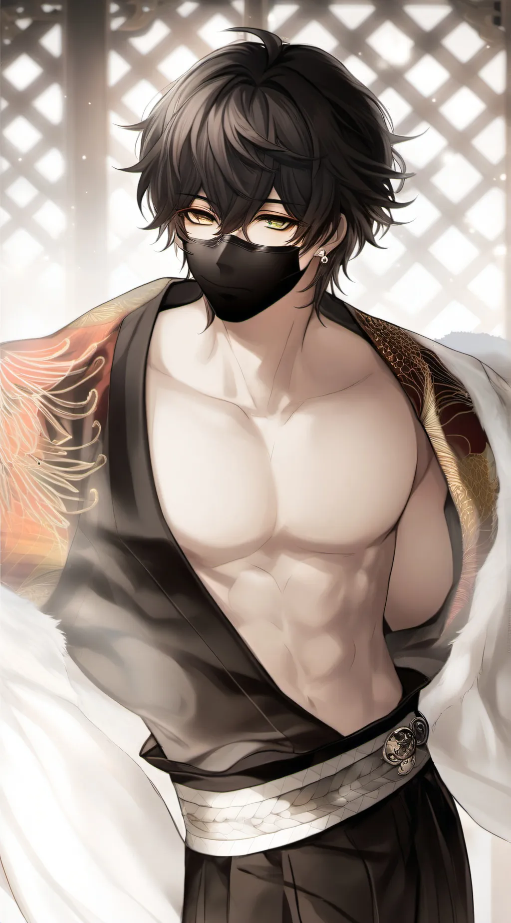 ai character: Demon slayer  background