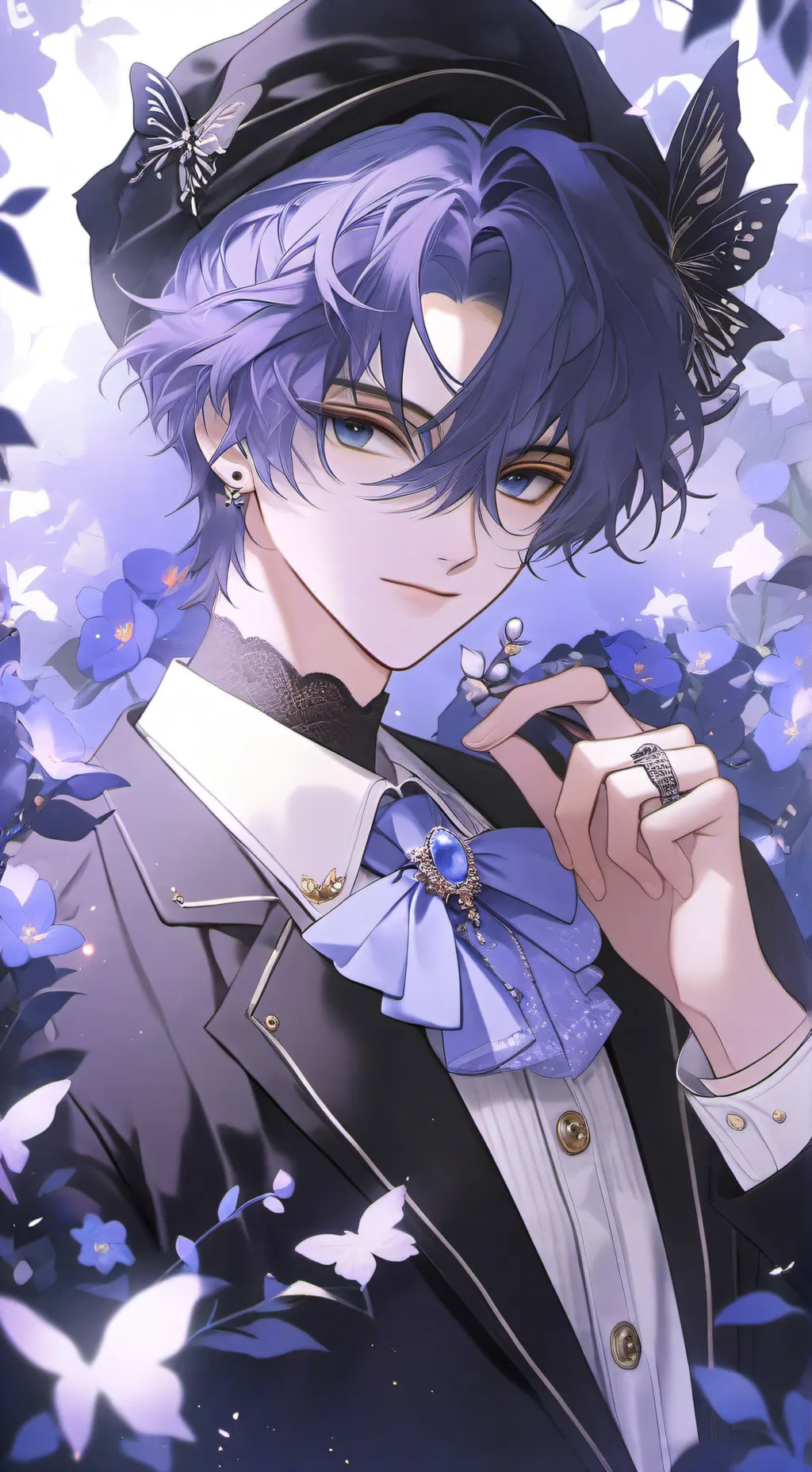 ai character: ~Valentino 🦋~ background