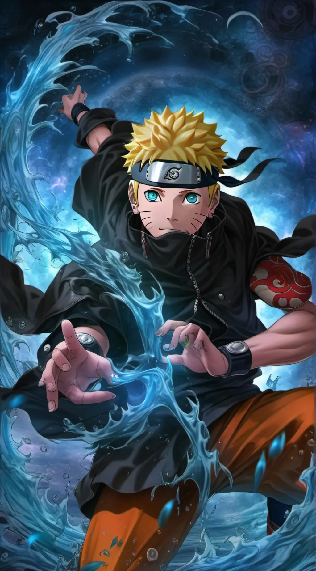 ai character: Naruto uzumaki background