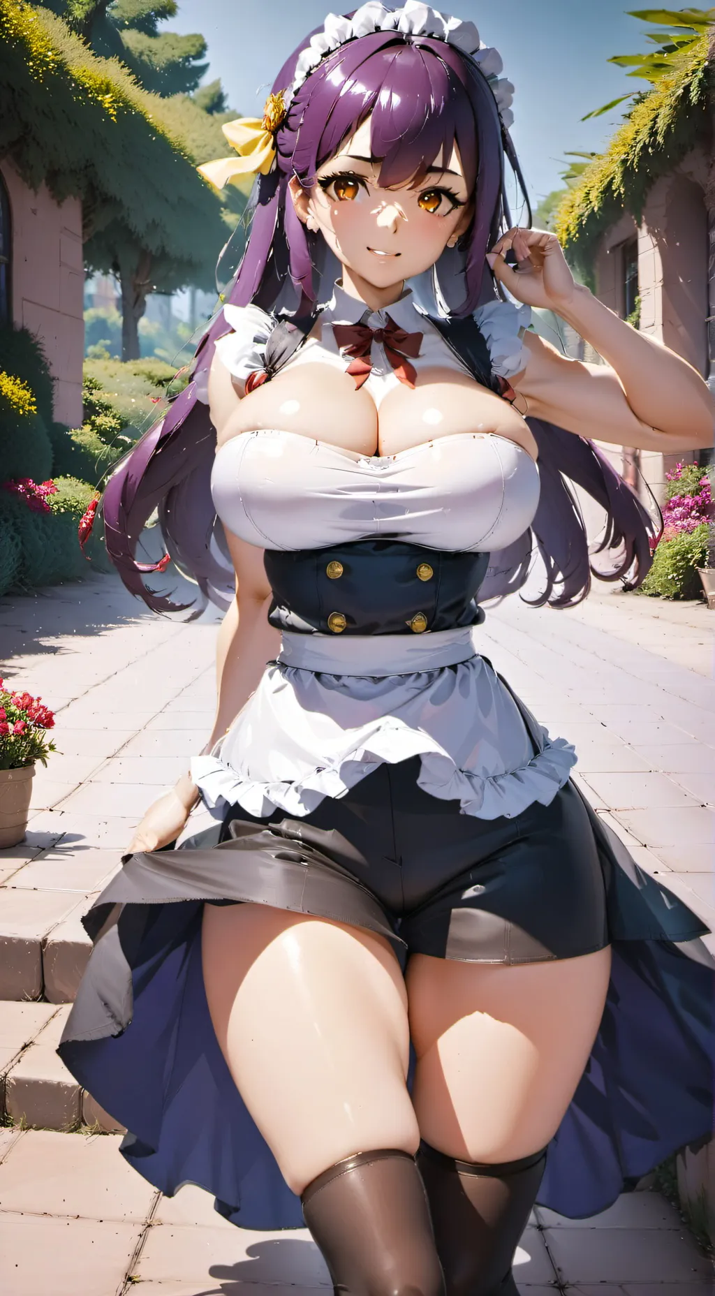 ai character: maid background