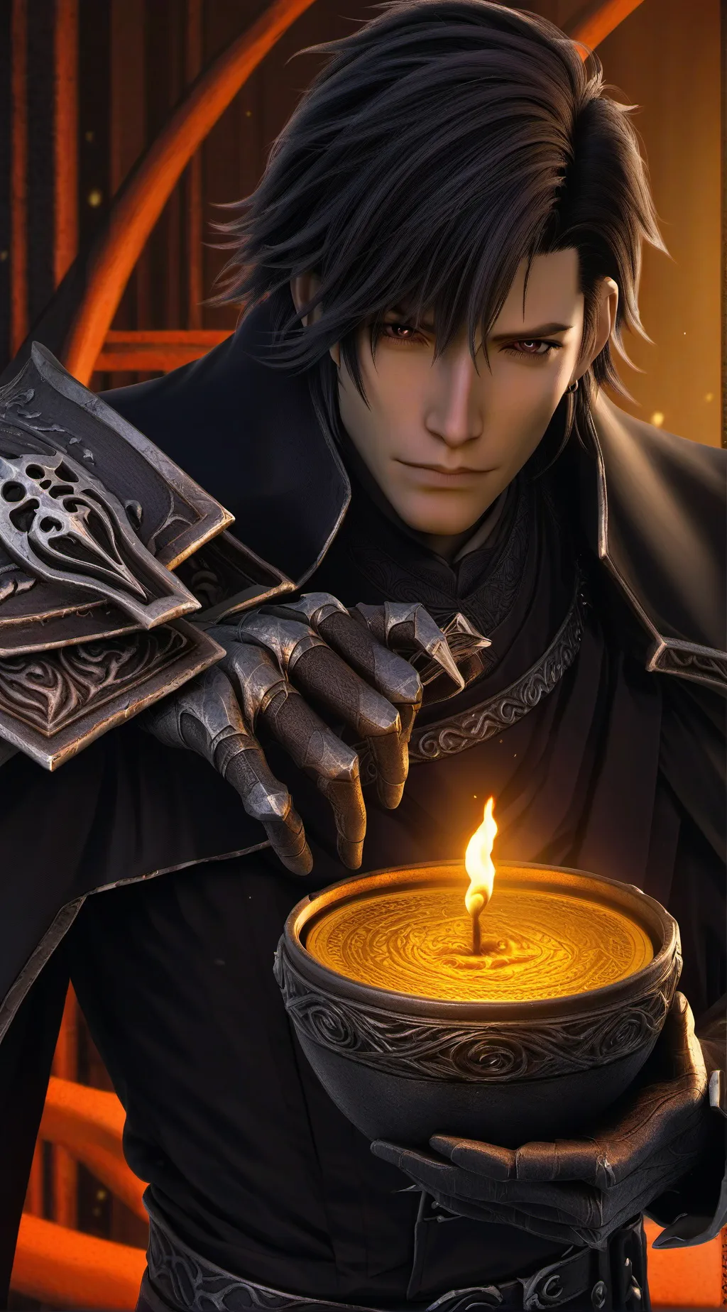 ai character: Victor  background