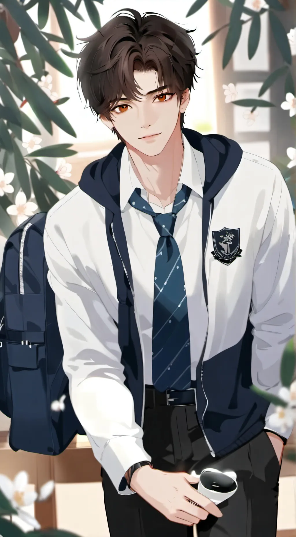 ai character: Ash background