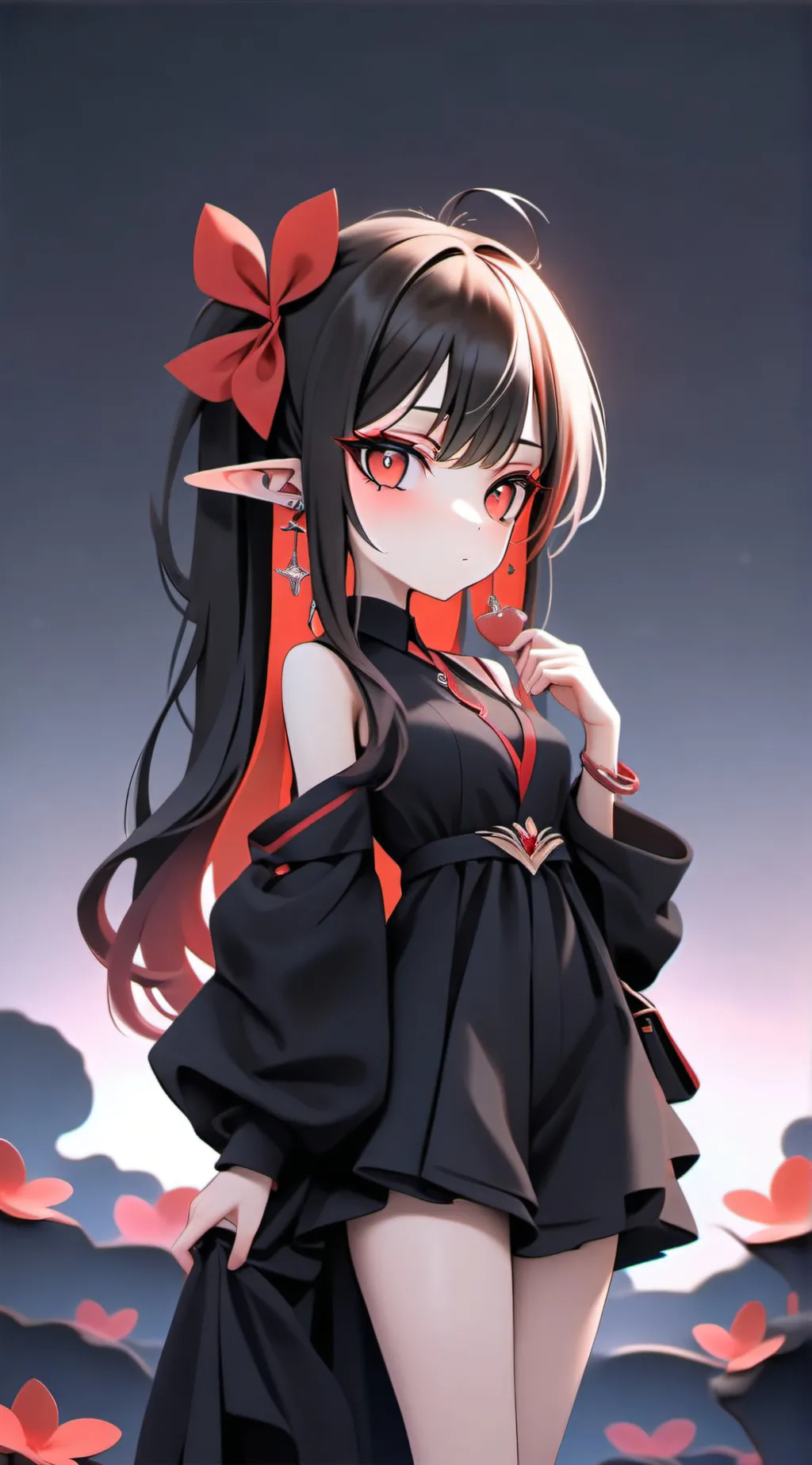 ai character: Katsuki Bakugo  background