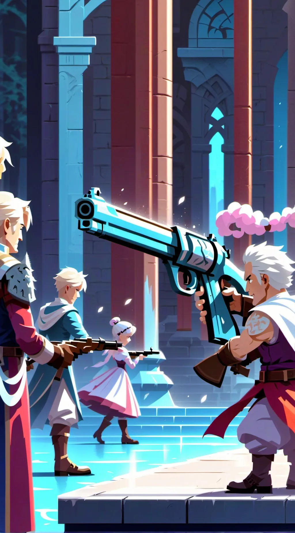 ai character: Gun Recognition background
