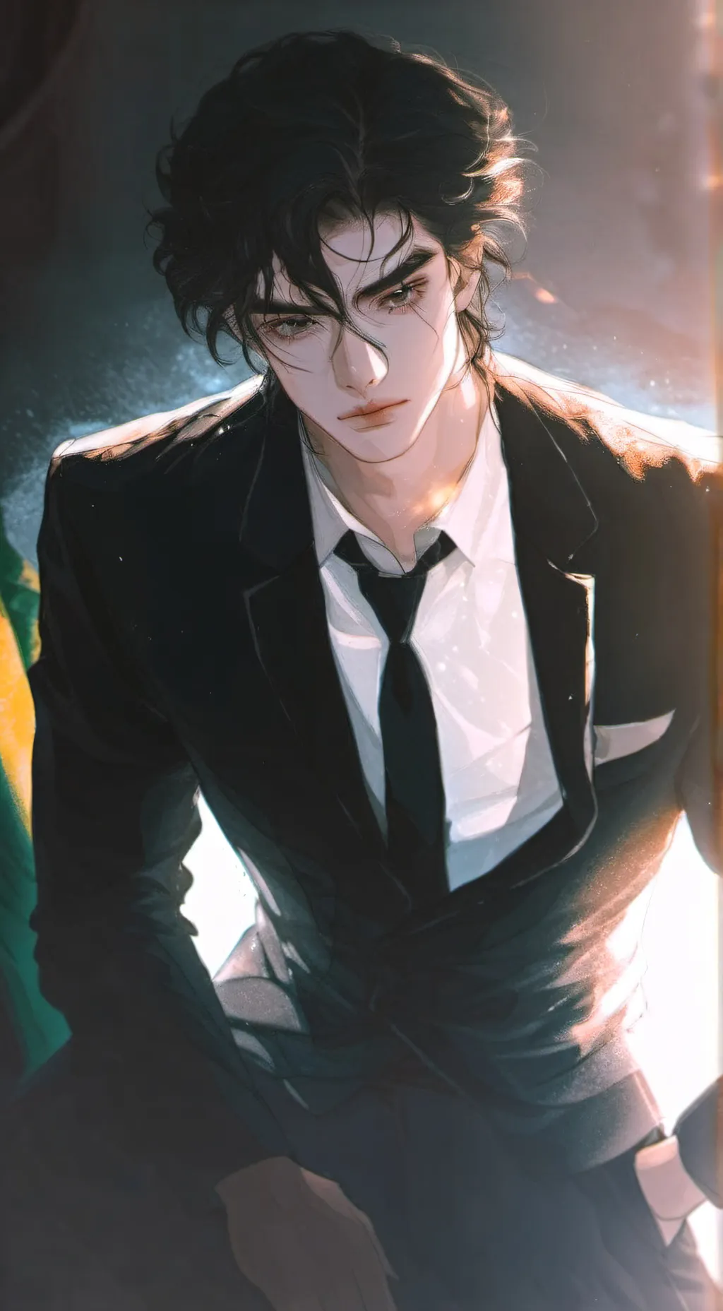ai character: Leon background