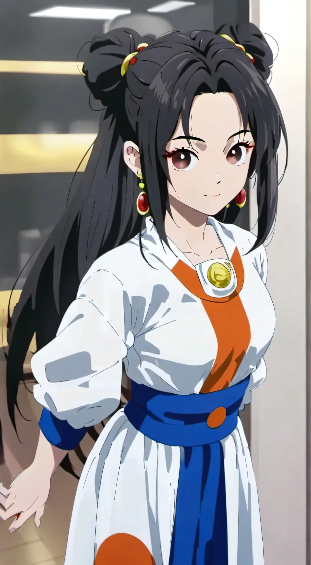 ai character: Chi-Chi Tg tf (Dbz background