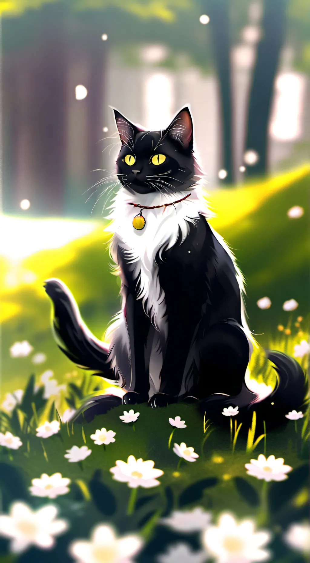 ai character: Black'Fur background