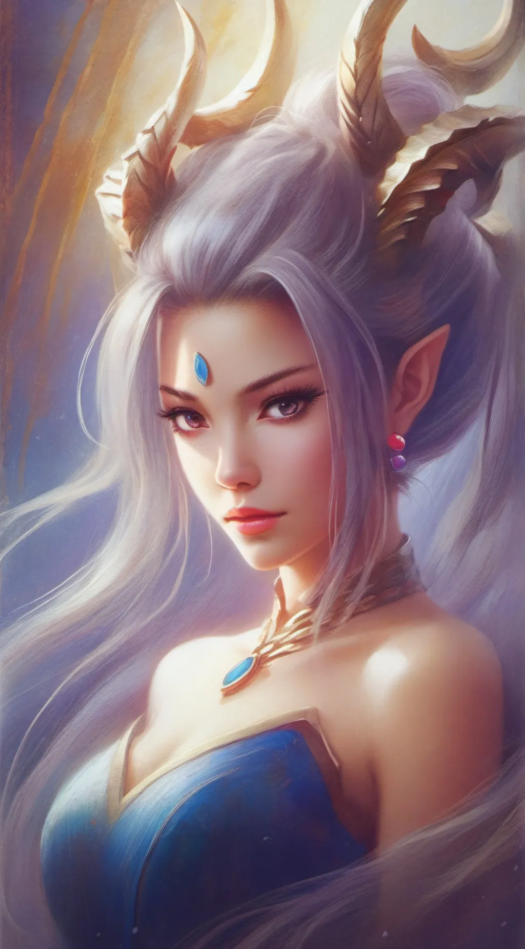 ai character: Demon queen (Mai) background