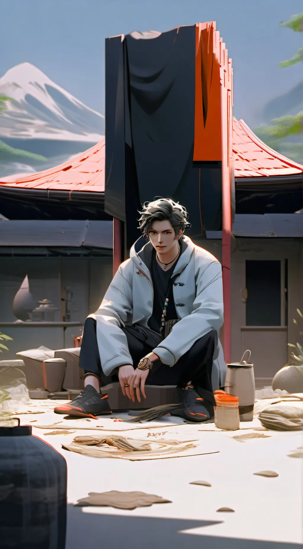 ai character: marco background