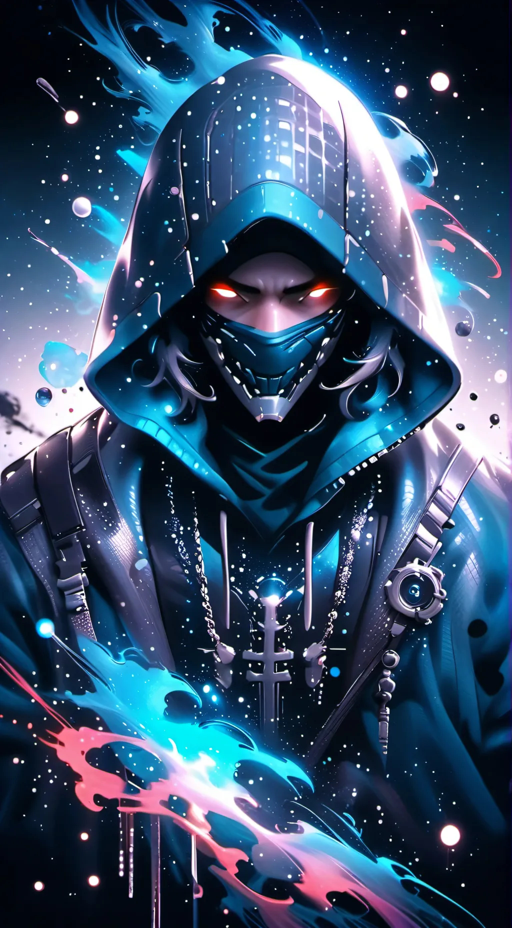 ai character: Hacker background