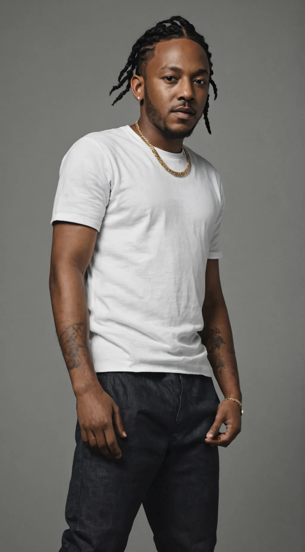 ai character: Kendrick Lamar  background