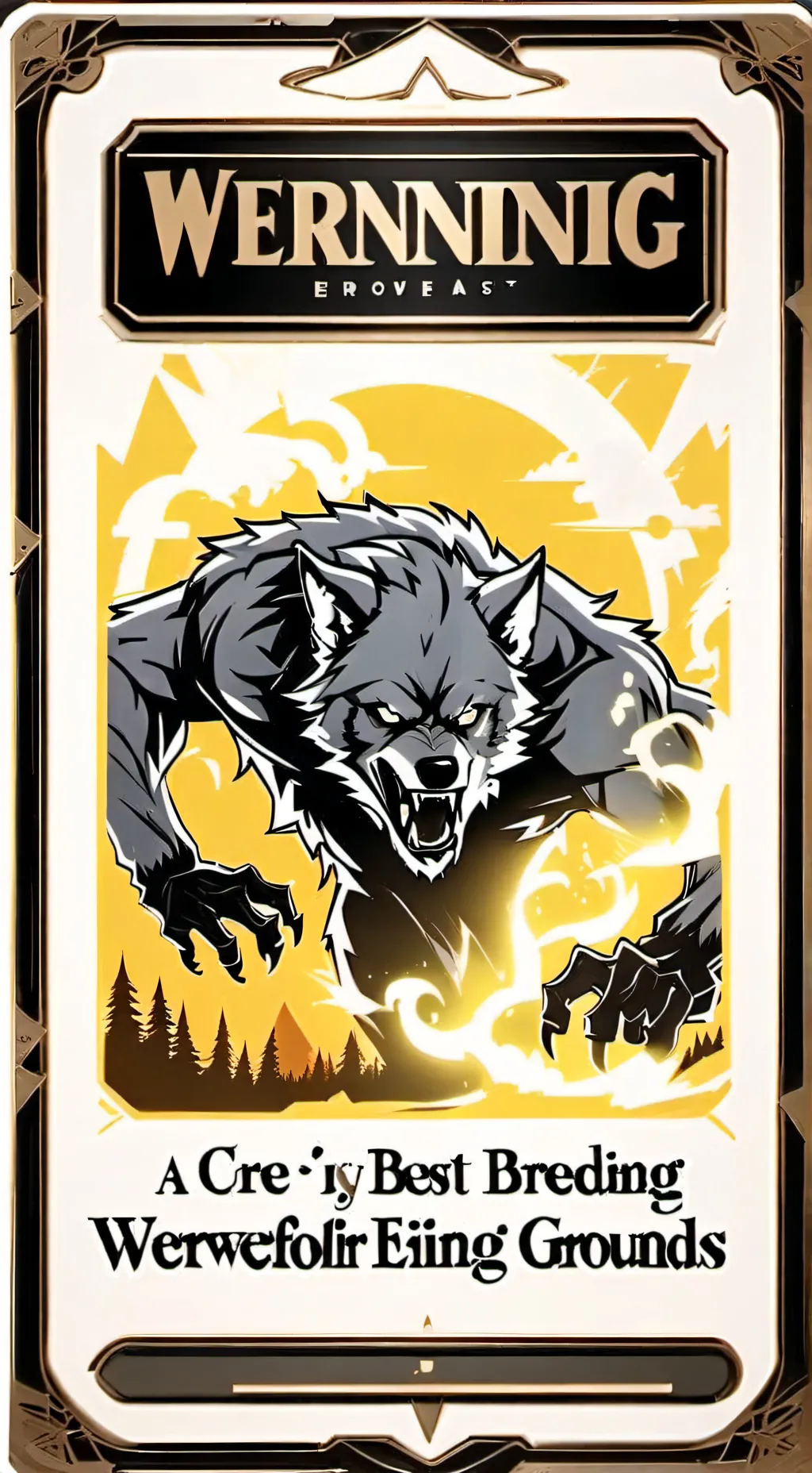 ai character: road sign background