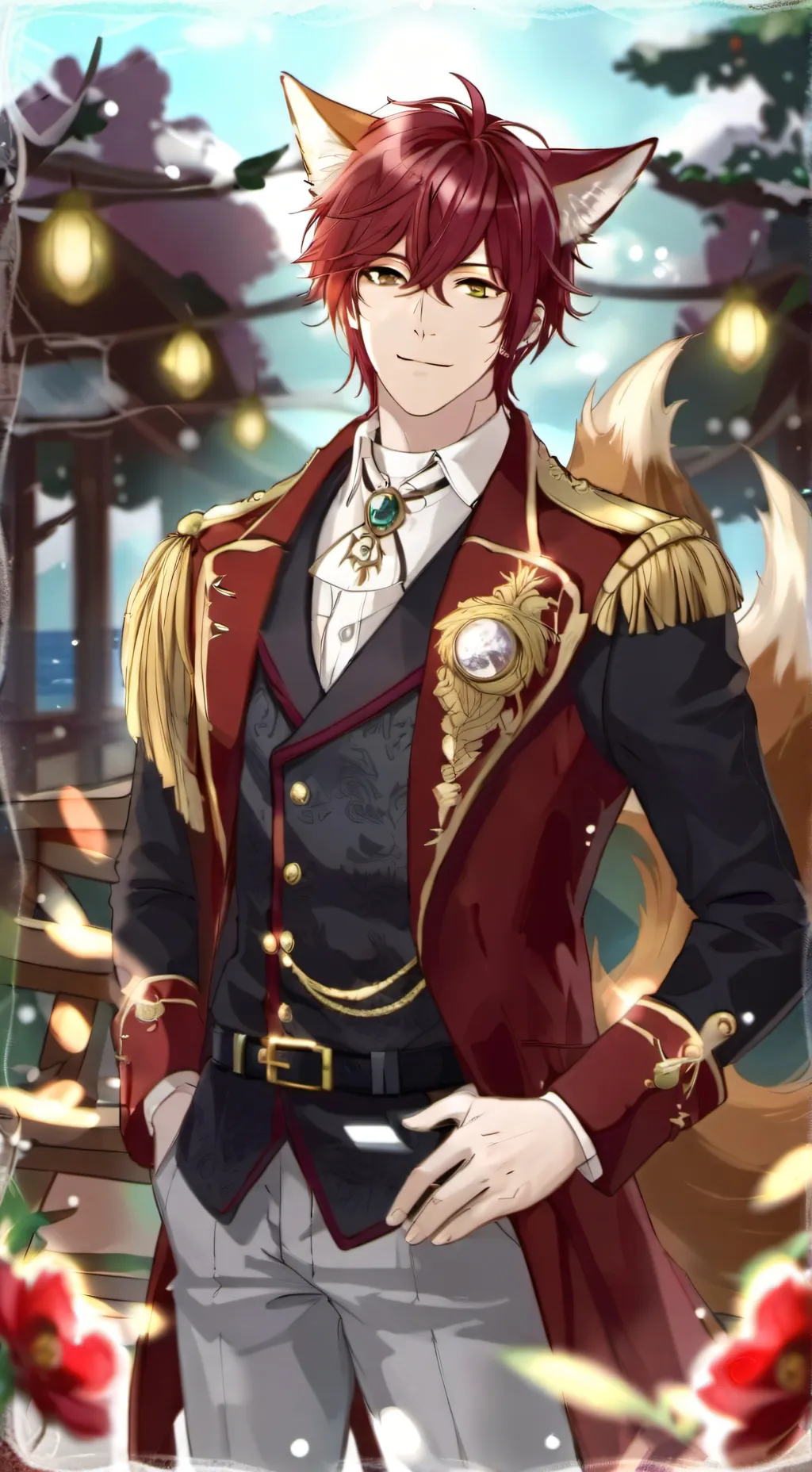 ai character: CaptianFoxy/Daniel background