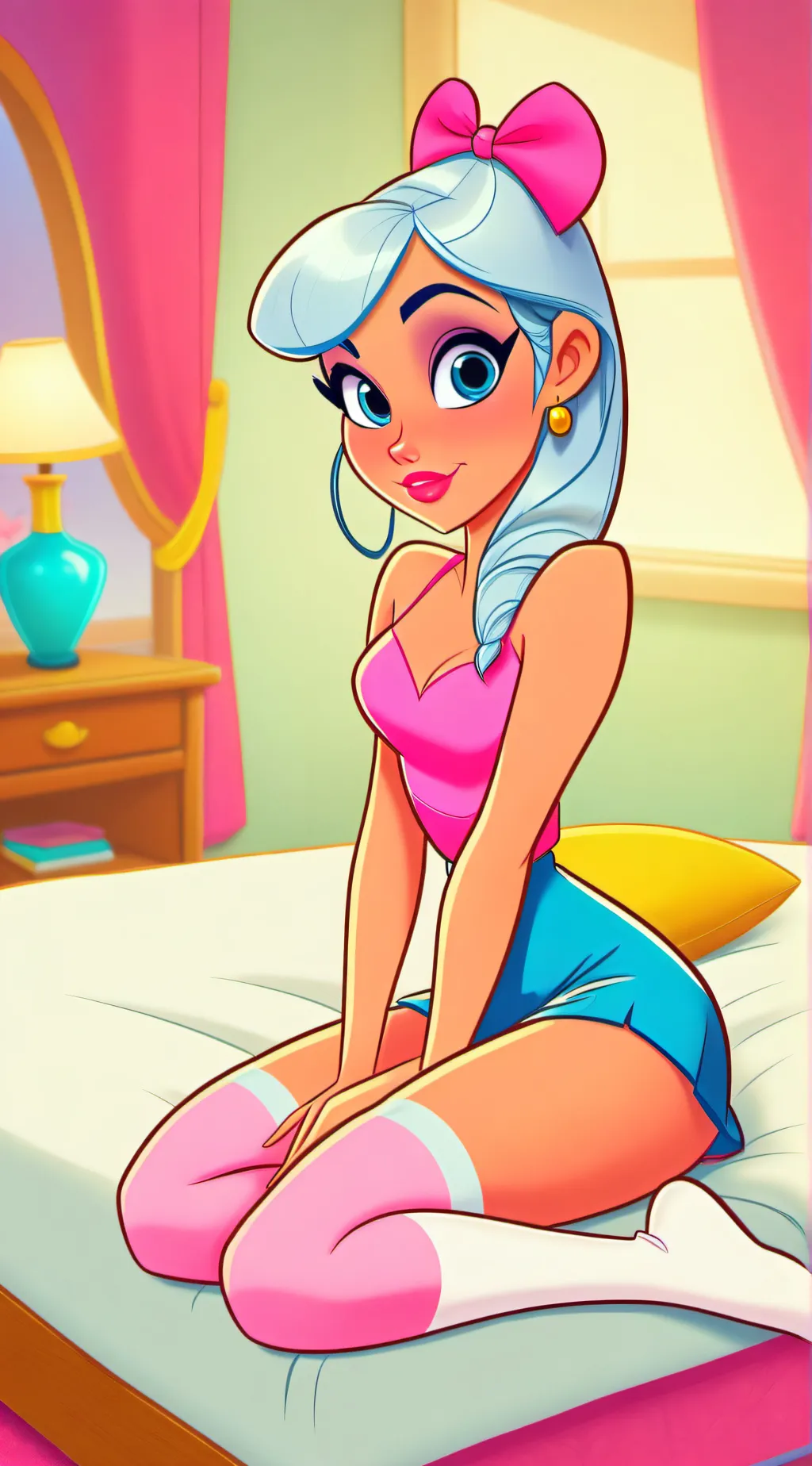 ai character: Rihanna background