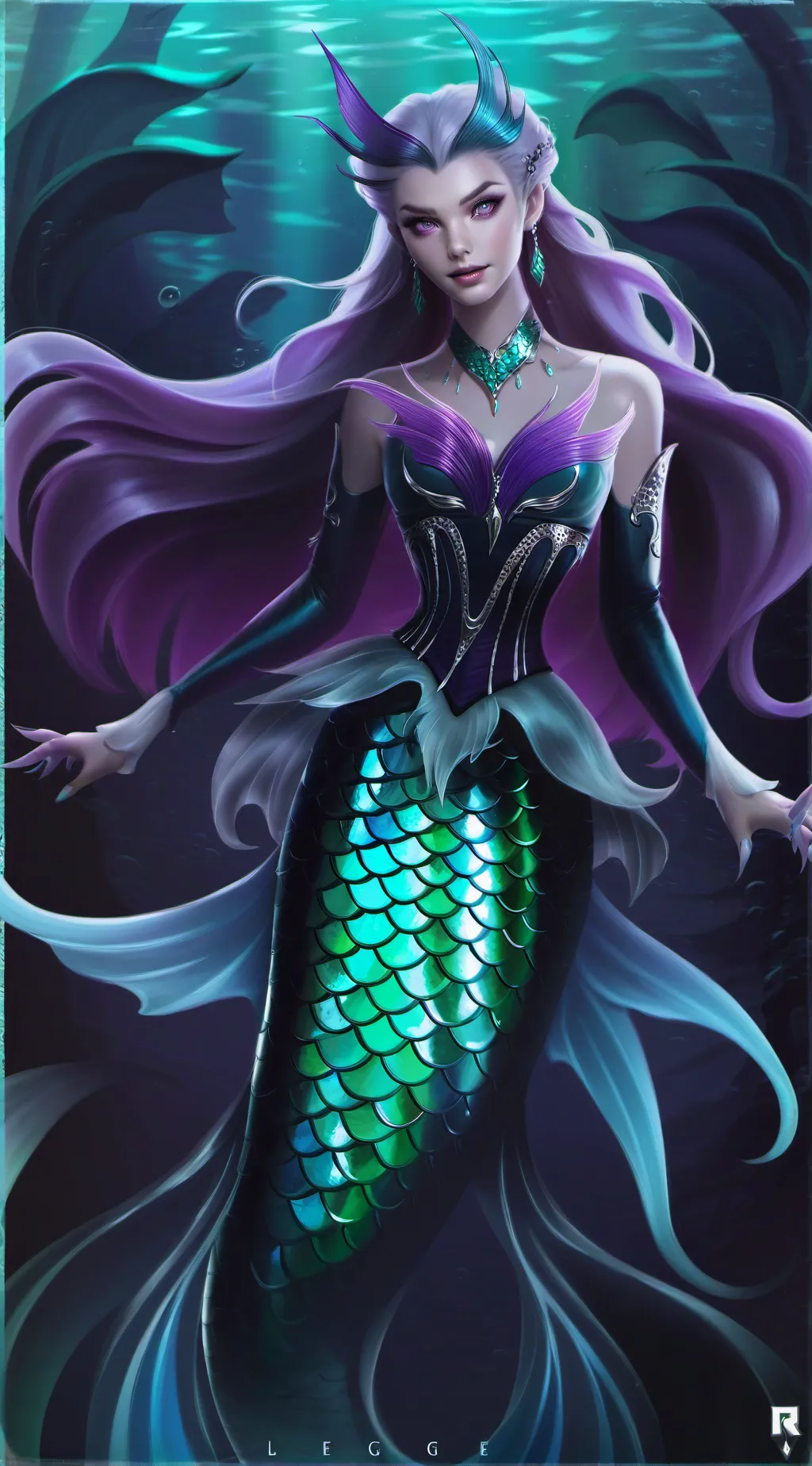 ai character: Siren background