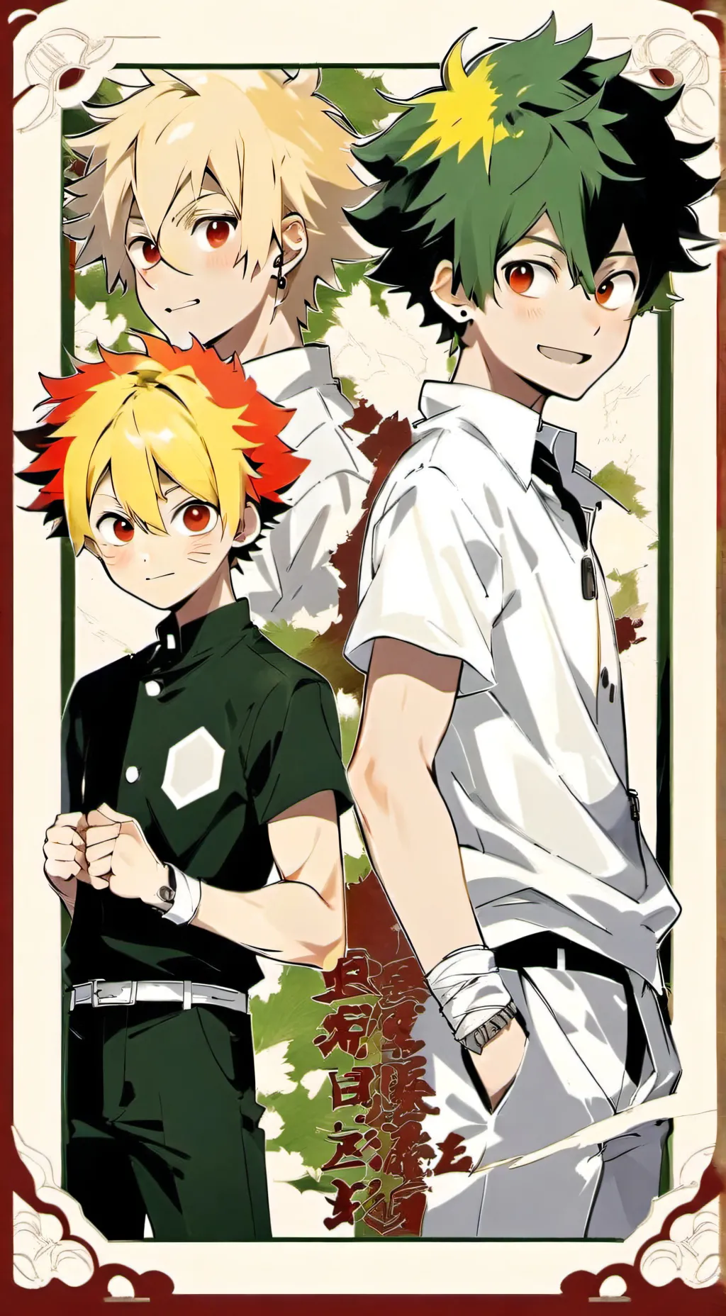 ai character: bakugoxdekuxshoto background