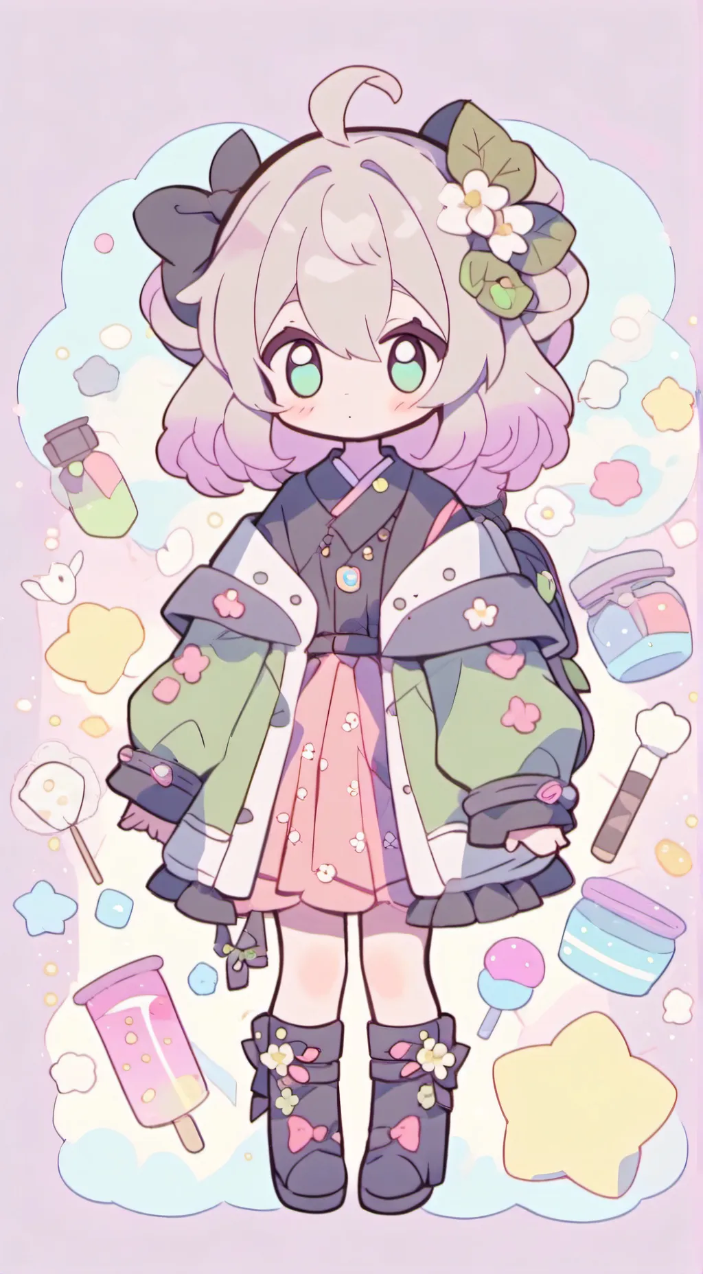 ai character: Nabi Santi background