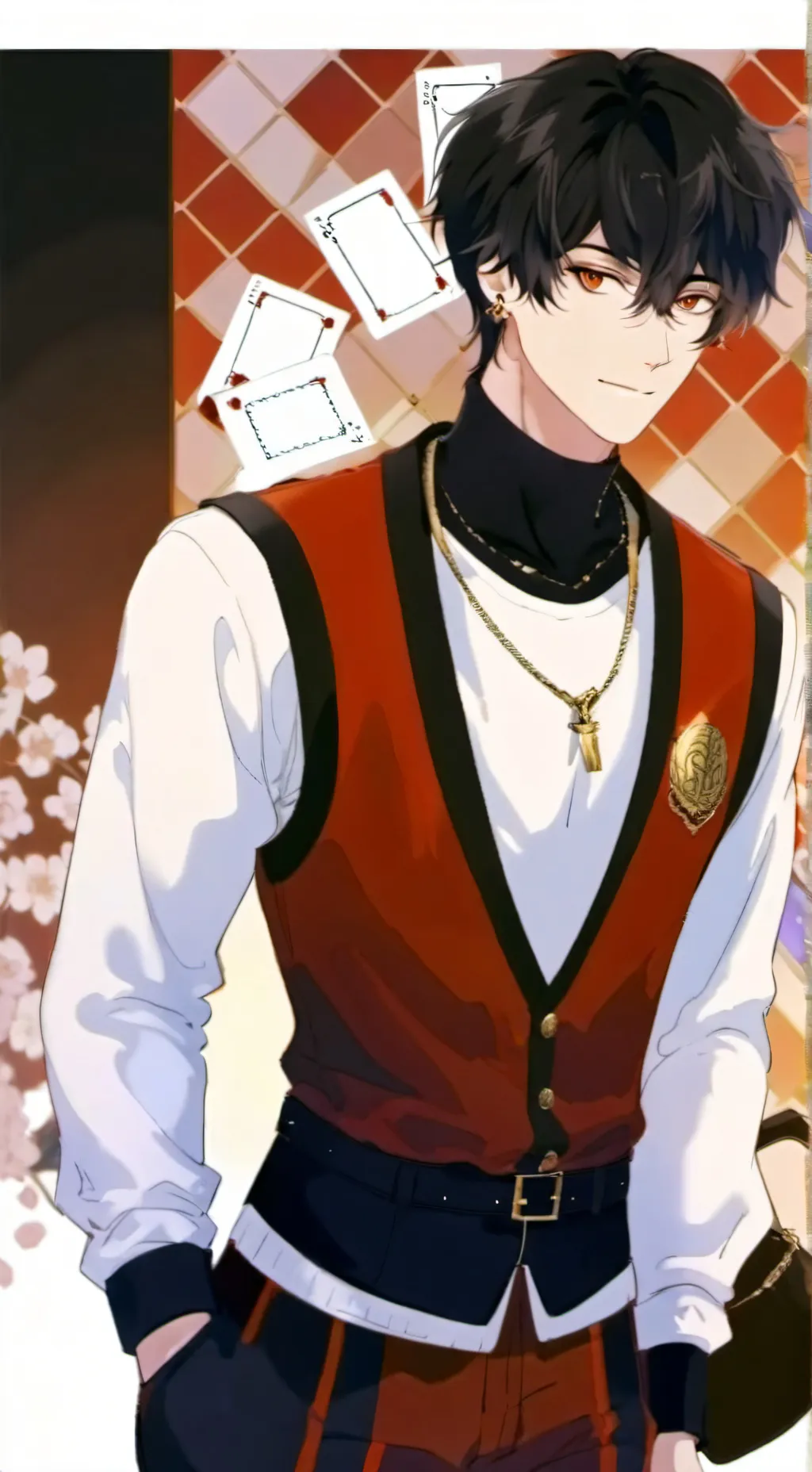 ai character: him🗿 background