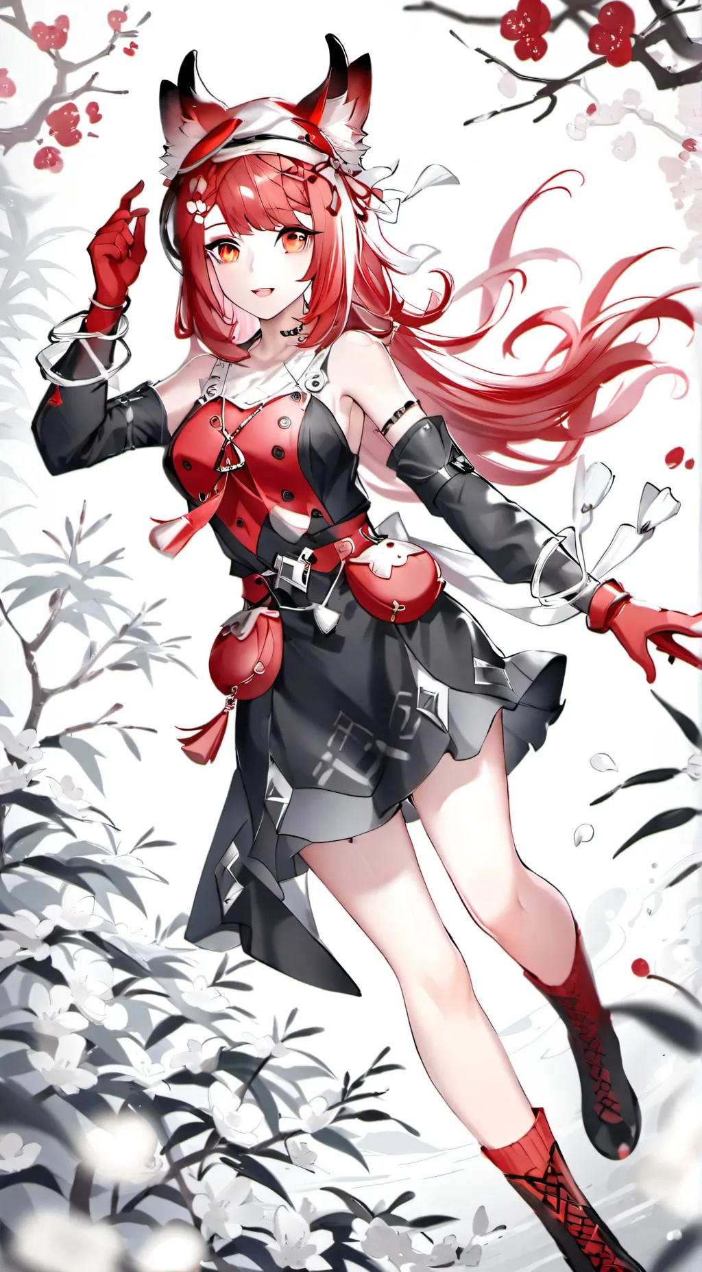 ai character: Aurora  background