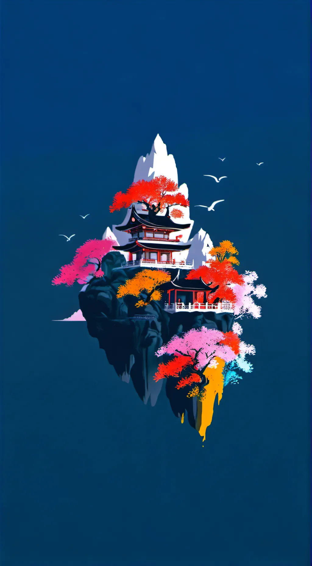 ai character: Yurachi Temple background